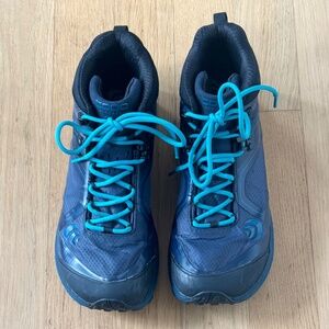 Topo Trailventure Hiking Boots shoes Navy Blue Womens size US 9